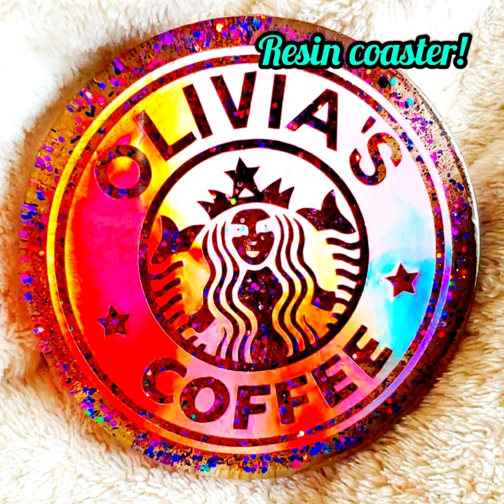 Resin coaster